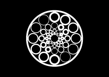 White Sacred Geometry Seal