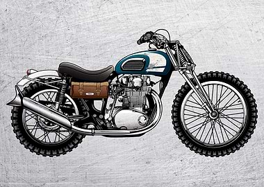Motorbike Wall Poster 81