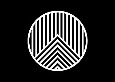 Black and White Glyph Rune