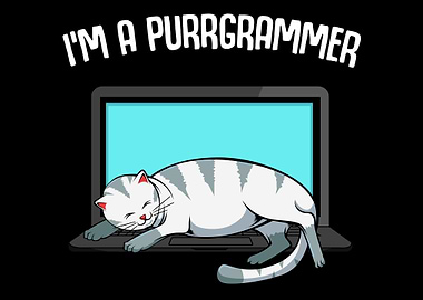 Purrgrammer Cat Laptop