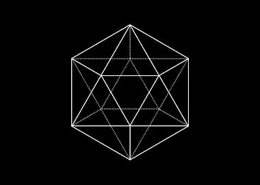 Black Geometric Glyph Rune