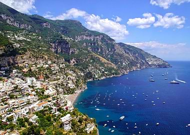 Coast beach landscape