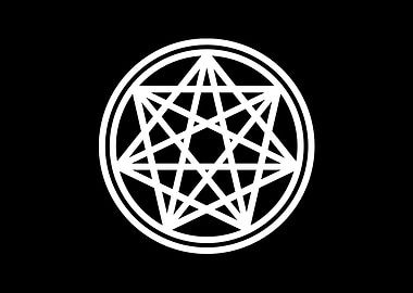 Black Sacred Geometry Rune