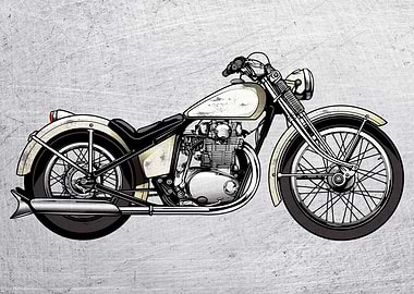 Motorbike Wall Poster 85