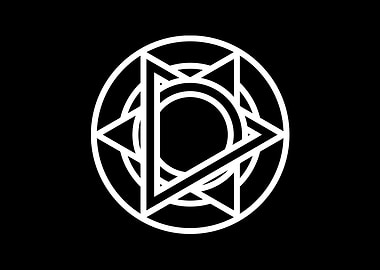 Black and White Glyph Rune