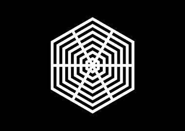 White Glyph Mandala Rune