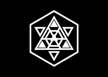 White Glyph Mandala Rune