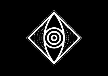 Black Sacred Geometry Rune