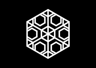 White Glyph Mandala Rune