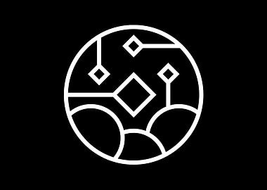 White Glyph Mandala Rune