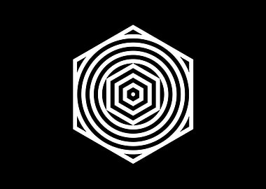 Black Glyph Mandala Rune