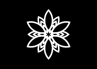 Black Sacred Geometry Rune