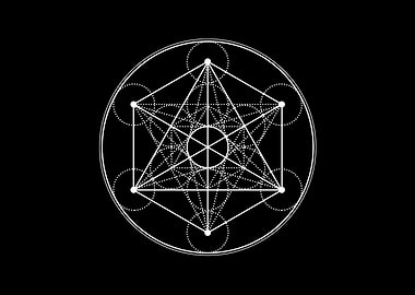 Black Sacred Geometry Rune
