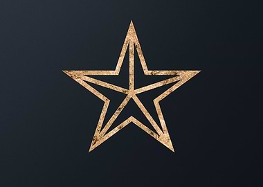 Gold Geometric Glyph Sigil