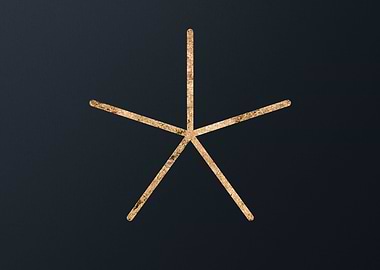 Gold Geometric Glyph Sigil