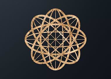 Gold Magic Seal Sign Sigil