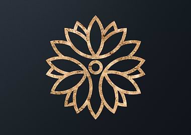 Gold Magic Seal Sign Sigil