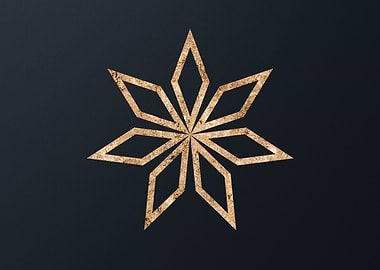 Gold Magic Seal Sign Sigil