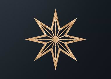 Gold Glyph Mandala Rune