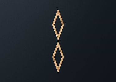 Gold Glyph Mandala Rune