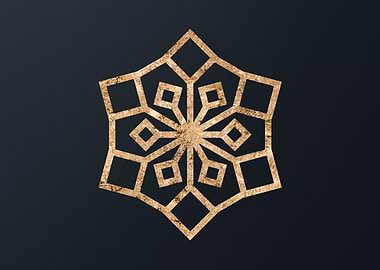 Gold Magic Seal Sign Sigil