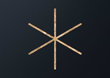 Gold Geometric Glyph Sigil