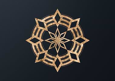 Gold Magic Seal Sign Sigil