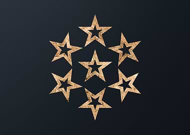 Gold Geometric Glyph Sigil