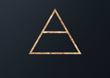 Gold Magic Seal Sign Sigil