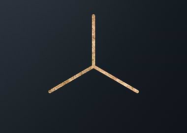 Gold Geometric Glyph Sigil