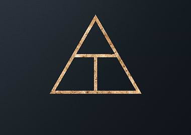 Gold Geometric Glyph Sigil