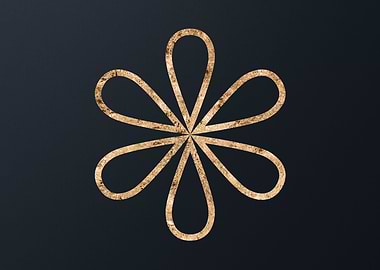 Gold Magic Seal Sign Sigil