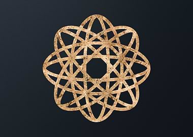 Gold Magic Seal Sign Sigil