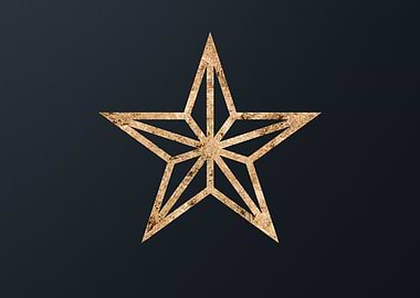 Gold Geometric Glyph Sigil