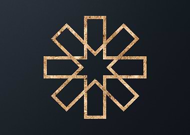 Gold Magic Seal Sign Sigil