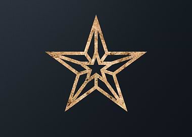 Gold Geometric Glyph Sigil