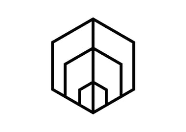 Black Geometric Glyph Rune