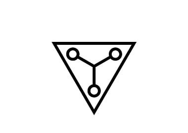 Black and White Glyph Rune