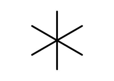 Black Geometric Glyph Rune