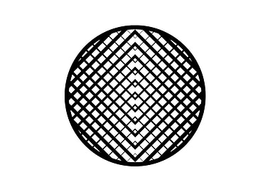 Black Geometric Glyph Rune