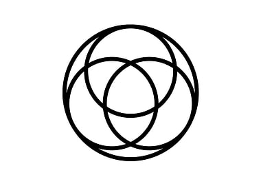 Black Sacred Geometry Rune