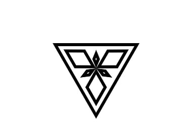 Black and White Glyph Rune