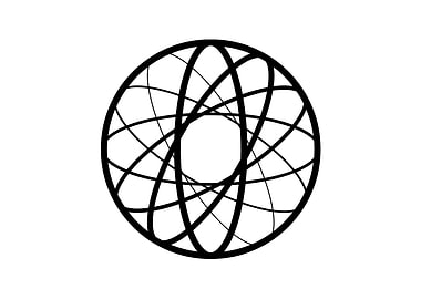 White Glyph Mandala Rune