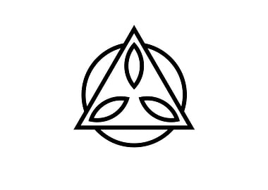 Black Glyph Mandala Rune