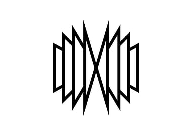 Black Geometric Glyph Rune