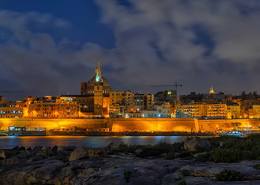 Valletta City by Night