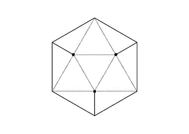 Black Geometric Glyph Rune