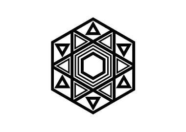 Minimalist Geometric Glyph