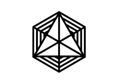 Black and White Glyph Rune