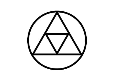 Black Glyph Mandala Rune